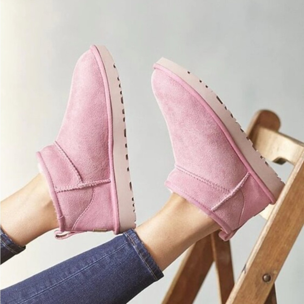 NWT UGG Dusty Orchid Ultra Mini Winter Boots